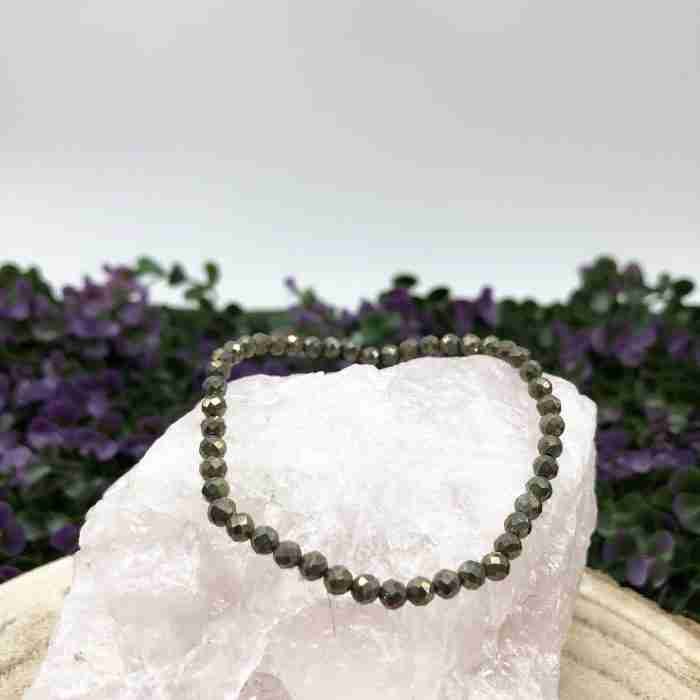 Pulsera pirita Natural pequeña