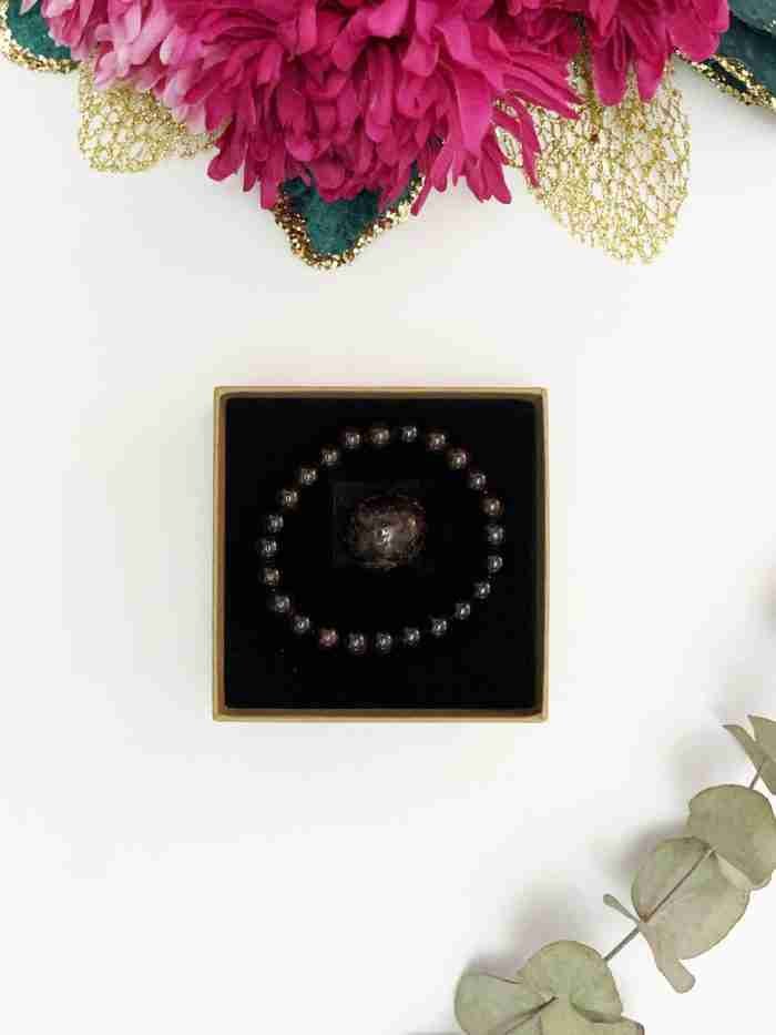 Kit pulsera y mineral granate
