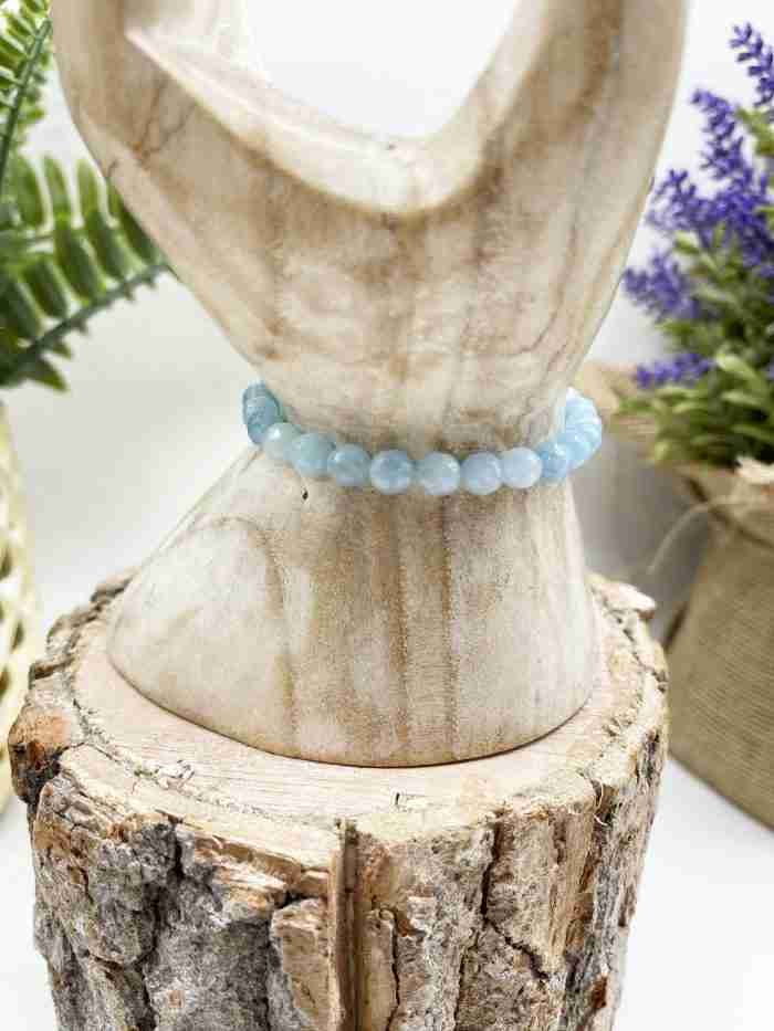 Pulsera aguamarina pequeña