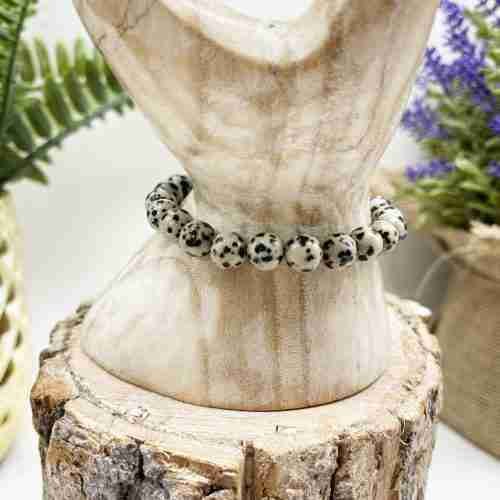 Pulsera jaspe dálmata