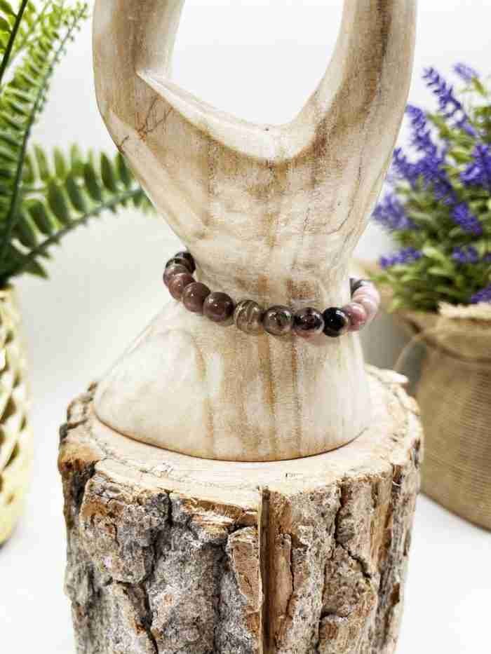 Pulsera jaspe rosa