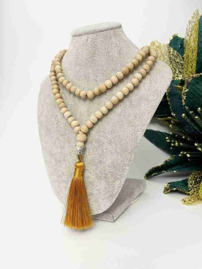 Collar Mala borla amarilla