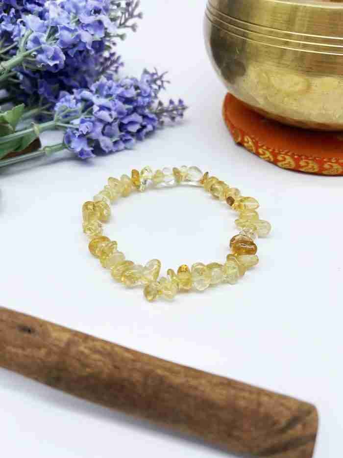 Pulsera chip citrino