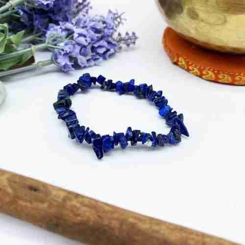 Pulsera chip lapislázuli