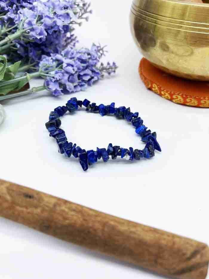 Pulsera chip lapislázuli