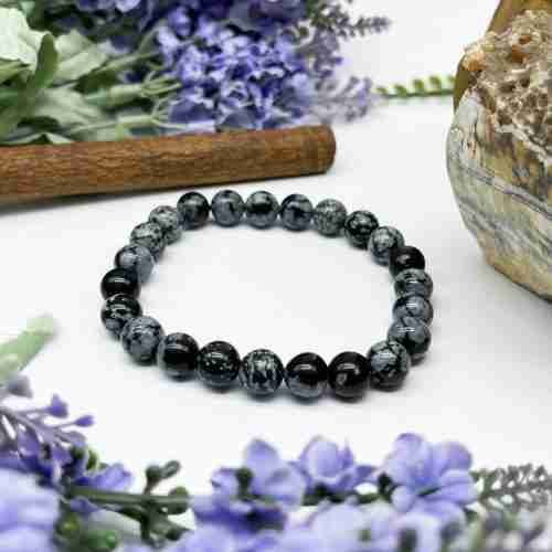 Pulsera obsidiana nevada