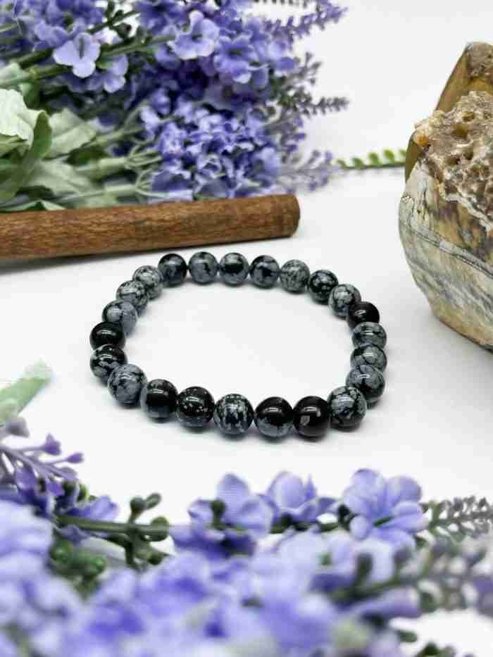 Pulsera obsidiana nevada